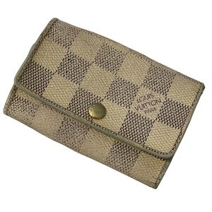 Authentic Vintage Louis Vuitton Damier Azur 6-Key Holder